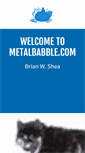 Mobile Screenshot of metalbabble.com